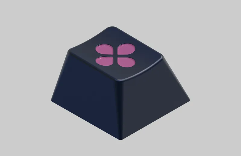 GMK Pink on Navy