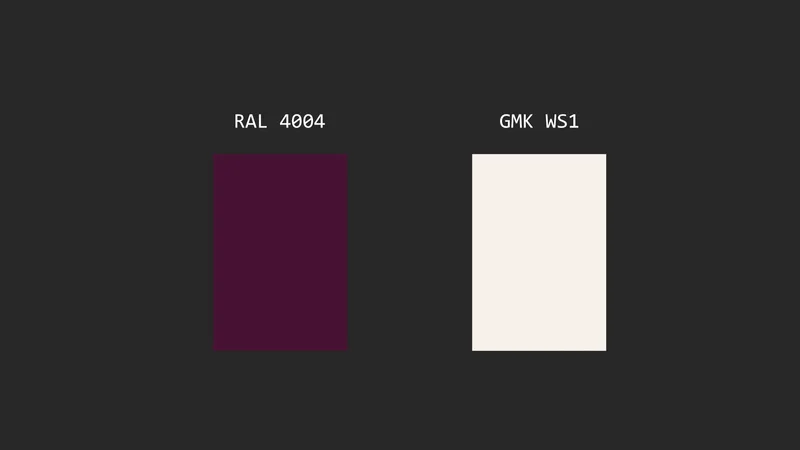 Maroon colorway